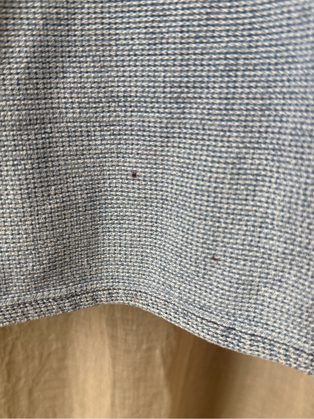 Vintage St. John’s bay textured light blue button down shirt - Picture 5 of 6